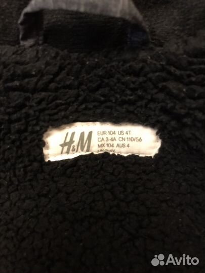 Детская куртка H&M для мальчика р 3-4 года