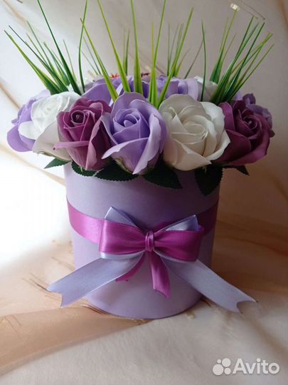 Букетиз мыльных роз