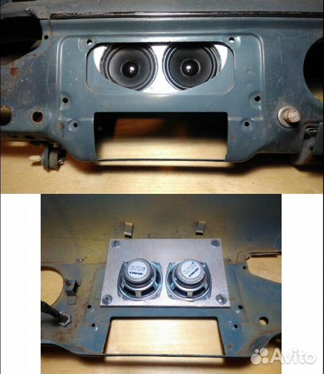 Радио приемник газ-21 и динамик стерео