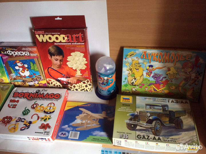 Игрушки наборы для творчества,фокусы,опыты