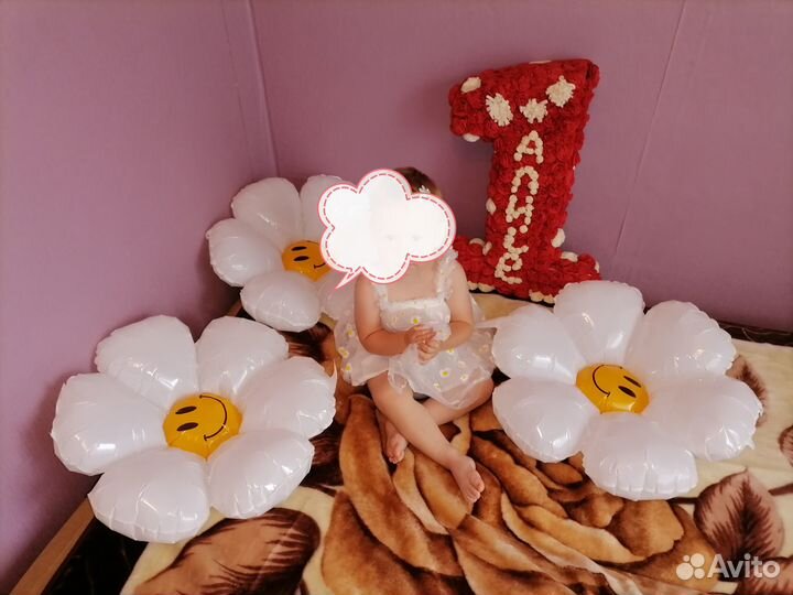 Цифра 1 на годик девочке