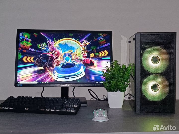 Игровой пк GTX1650/i5-4570/16GB/SSD