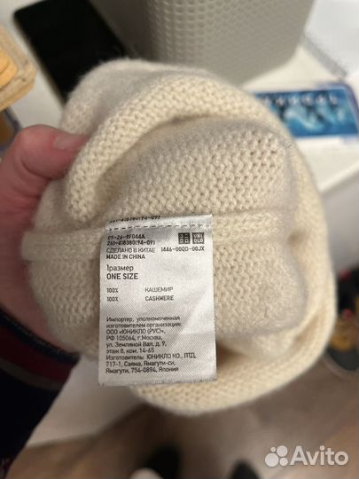 Шапка шарф uniqlo кашемир