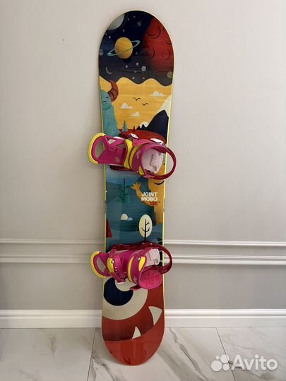 Сноуборд с креплениями