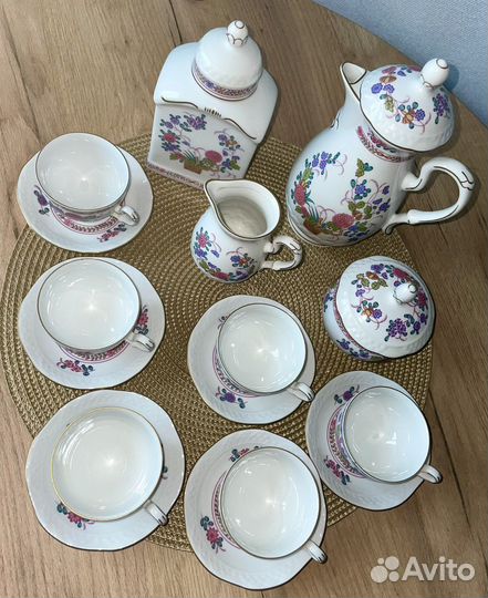 Кофейный сервиз Volkstedt pastorale made in gdr