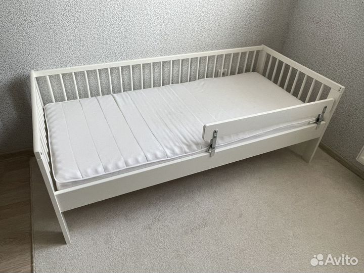 Детская кровать Икея Гулливер с матрасом