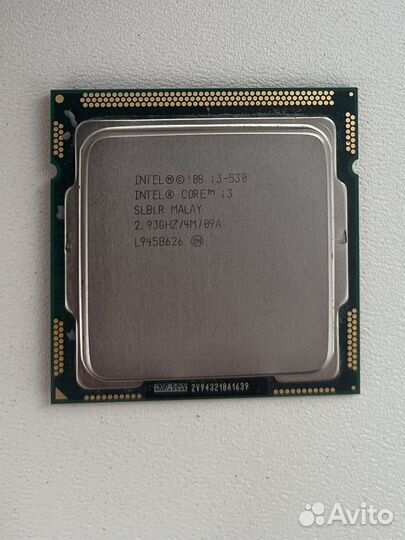 Процессор intel core i3 530