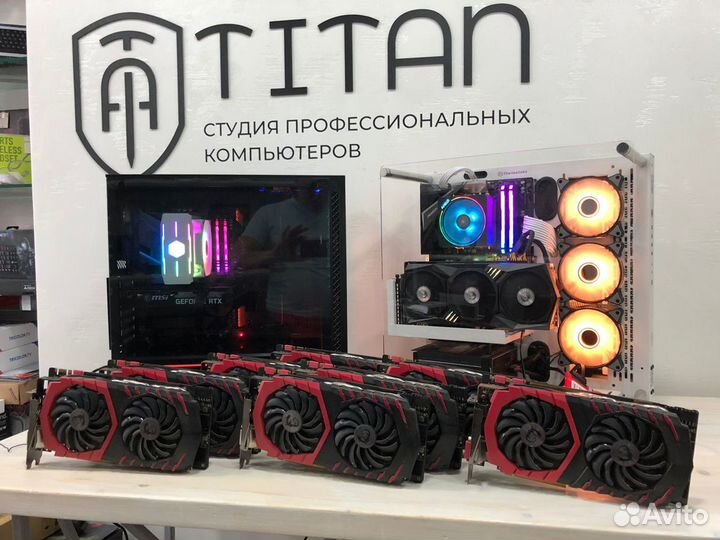 Мощный игровой компьютер RTX 4070 + SSD + Ryzen