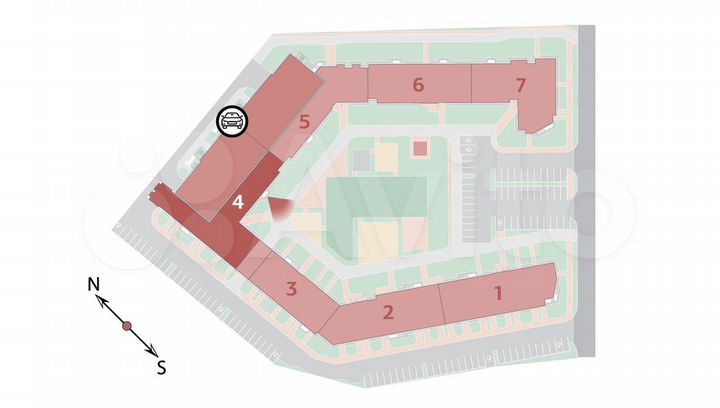 Квартира-студия, 24,5 м², 2/12 эт.