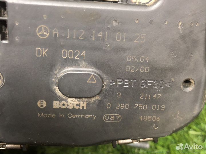 Дросельная заслонка м 112 мерседес