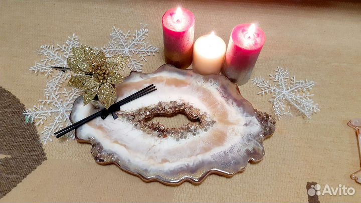 Декоративное панно -Жеода