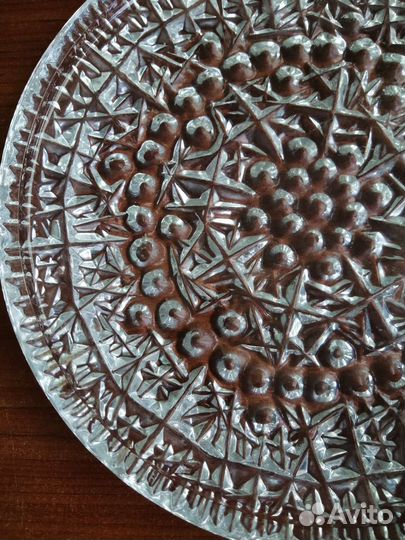 Блюдо хрустальное СССР