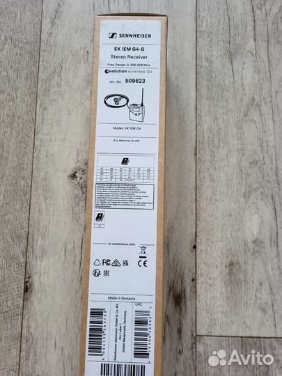 Приемник Sennheiser IEM G4 (диапазон G)