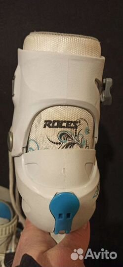 Коньки для девочек Roces 30-35 рр 190-220мм