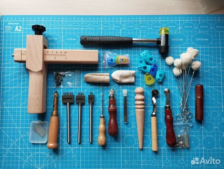 Инструменты для работы с кожей