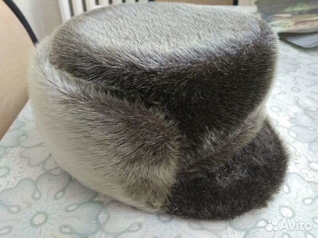 Мужская зимняя шапка из нерпы