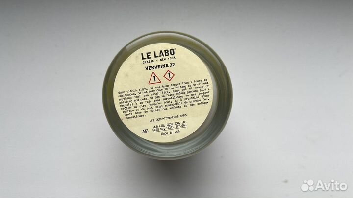 Свеча Le Labo Verveine 32 (56.6гр.)