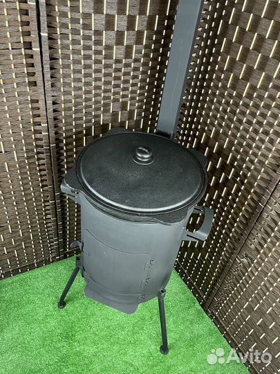 Печь с зольником для казана 16 литров
