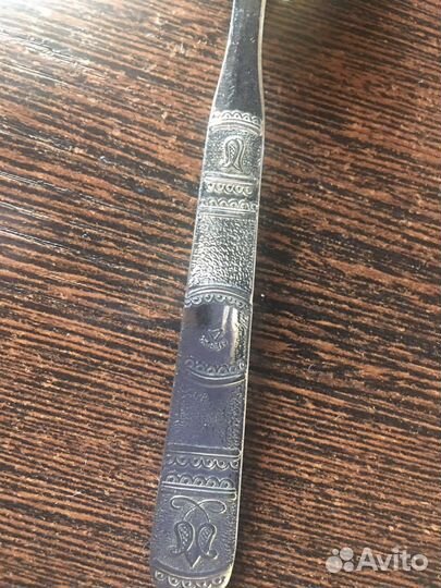 Чайные ложки СССР нержавейка с позолотой