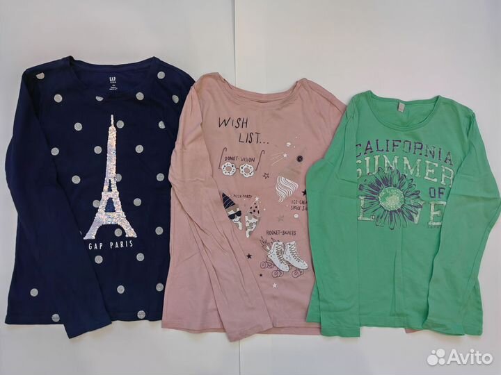 Лонгсливы GAP Esprit и др на 140-164