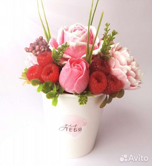 Букет из мыла ручной работы