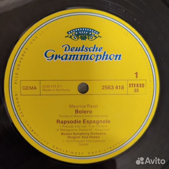 Maurice Ravel - Seiji Ozawa 4LP Box буклет