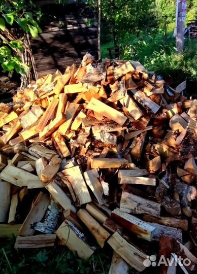 Дрова березовые наколотые