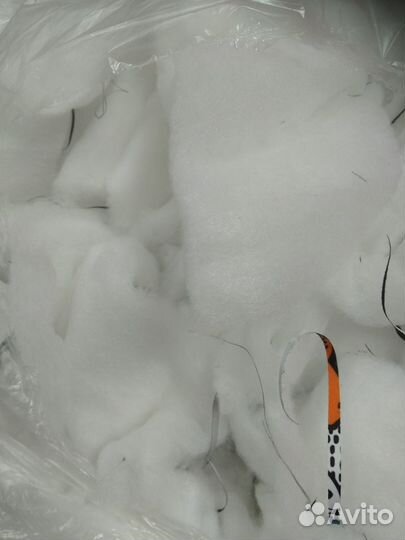 Обрезки синтепона, наполнитель