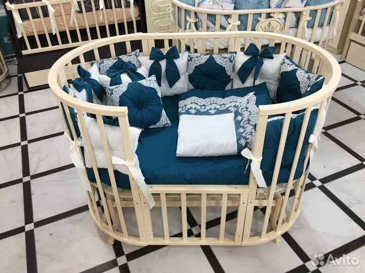 Бортики комплект в детскую кроватку