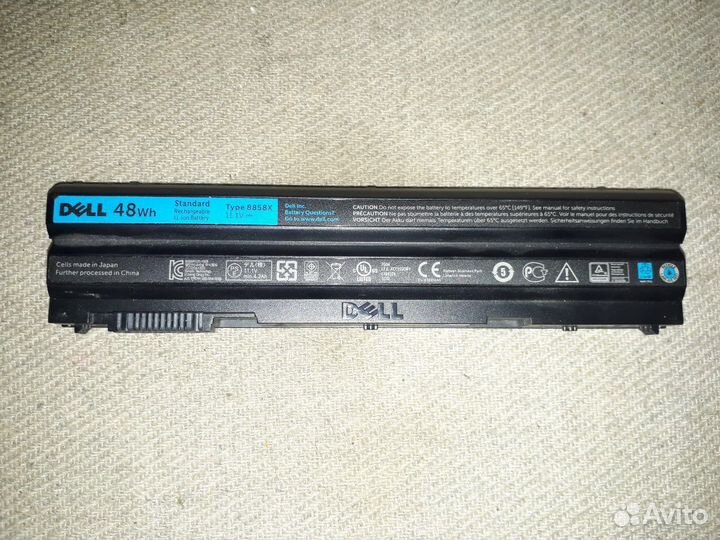 Аккумулятор для ноутбука Dell Type 8858Х новый
