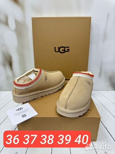 Бабуши UGG Tasman Slipper Burnt замша /36-40