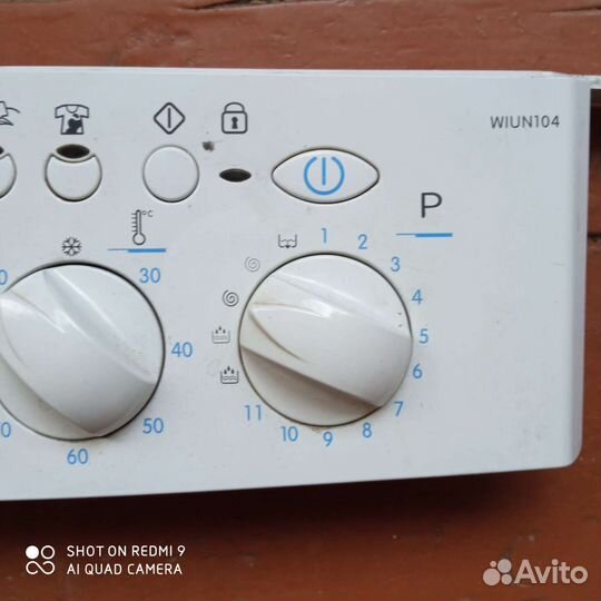Панель управления индезит wiun104