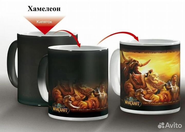 Кружка хамелеон