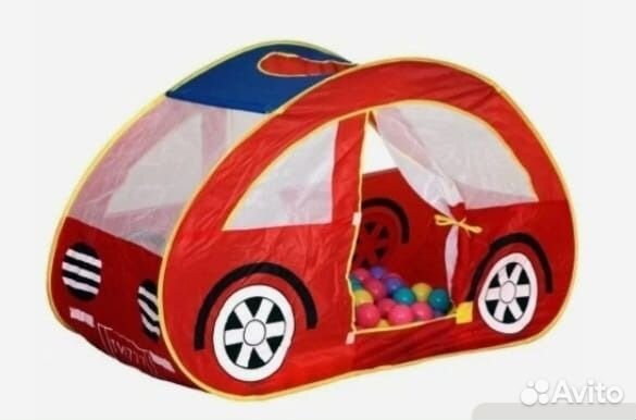Детская палатка с шариками для сухого бассейна