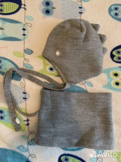 Шапка и снуд для мальчика