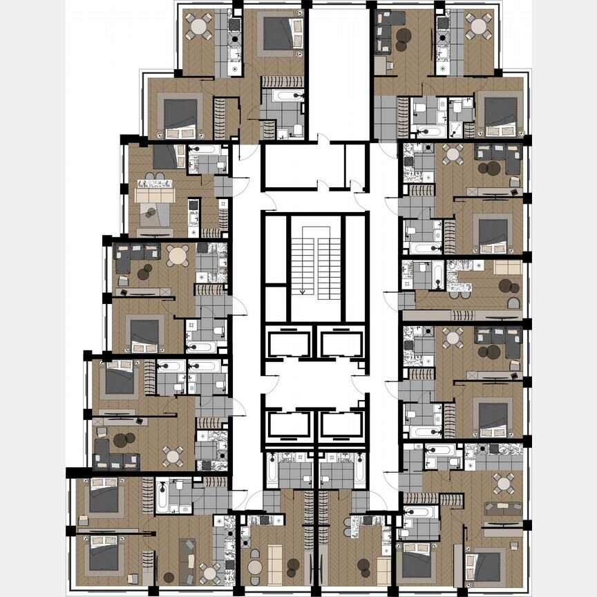 2-к. квартира, 49,6 м², 14/25 эт.