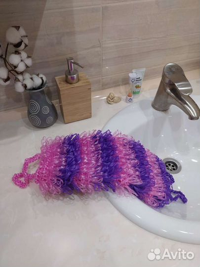 Мочалки ручной работы в наличие