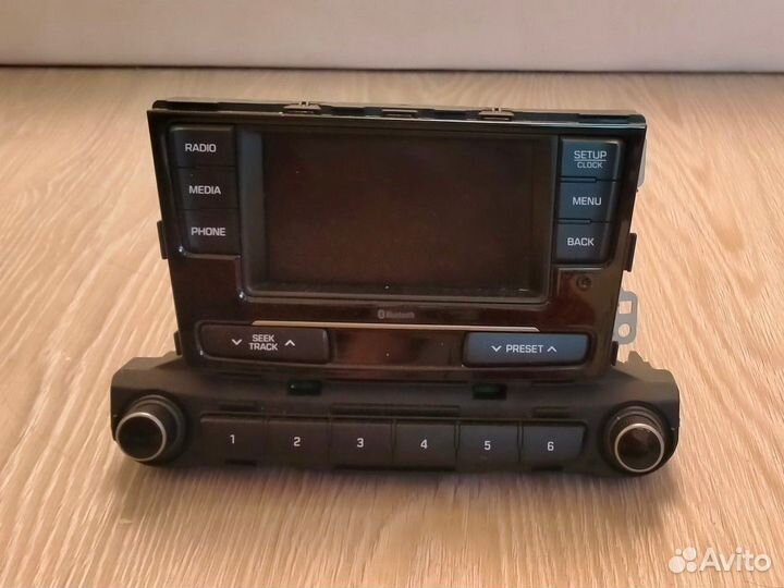 Магнитола на Хёндэ Солярис 2 с bluetooth Оригинал