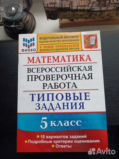 Математика ВПР 5 класс, 10 заданий