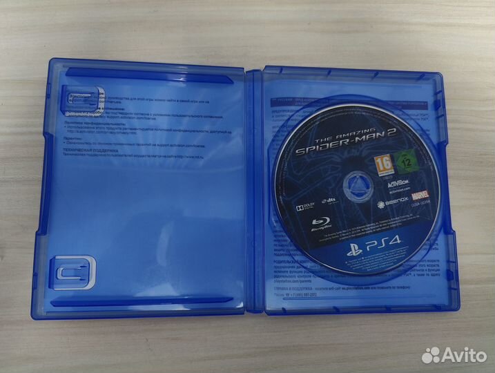 Диск The amazing Spider-Man 2 PS4