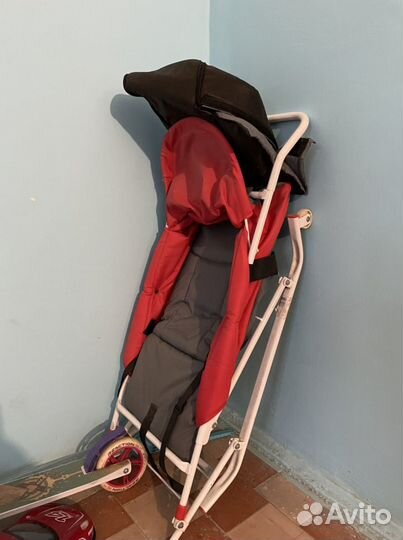 Коляска санки