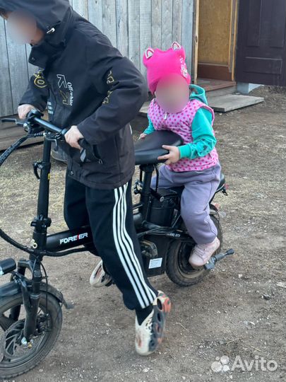 Электровелосипед складной бу