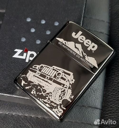 Зажигалка Zippo 150 с изображением jeep, новая