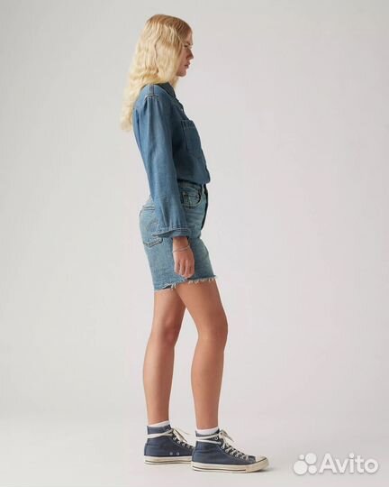 Шорты Levis 501 Mid Thigh, Medium Wash