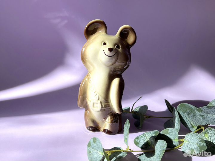 Статуэтка Олимпийский мишка СССР Пермь фарфор