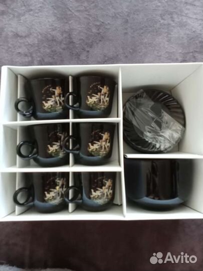 Кофейный сервиз Пальмира новый