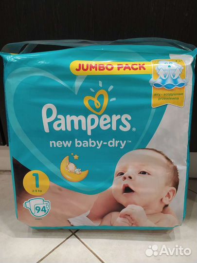 Pampers Active Baby-Dry 1,2,3,4,5,6