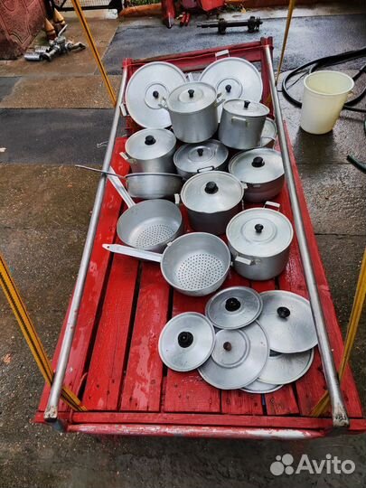 Кастрюля алюминиевая бу