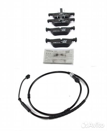 Колодки задние BMW F30 F31 F34 с датчиком износа