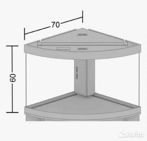 Аквариум с тумбой juwel 190 литров